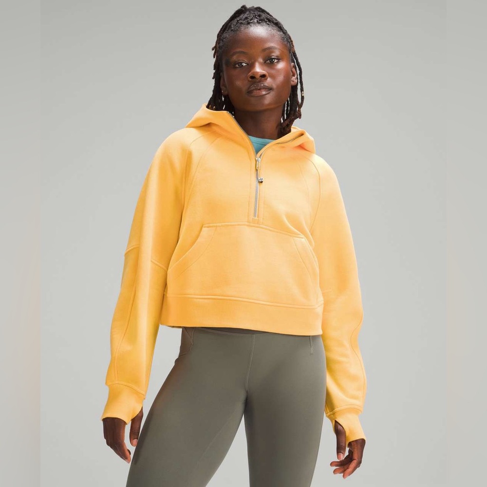 Lululemon Scuba Oversized Half Zip Mango Dream 🧡